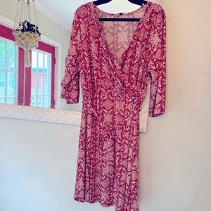 East Adeline Faux Wrap Dress, Size 3X